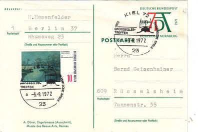 Grosseglertreffen Olympia Kiel 1972 schöner SST