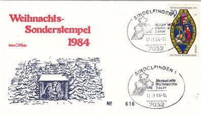 Sindelfingen Weihnachtsbasar schöner SST von 1984