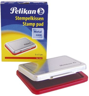 Pelikan® 331181 Stempelkissen 3, getränkt, 70 x 50 mm, rot
