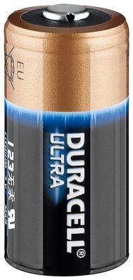 Duracell 42096 Ultra Photo CR123A (DL123) - Lithium Batterie, 3 V