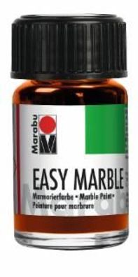 Marabu 1305 39 013 easy marble, Orange 013, 15 ml