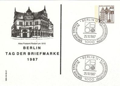 Berlin Tag der Briefmarke schöner SST von 1987