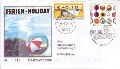 Ferien-Holiday Europa 2004 FDC SST s. auchShop!