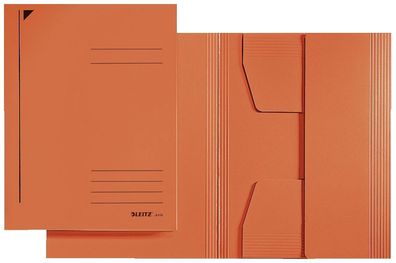 Leitz 3924-00-45 Jurismappe, A4, 430g/ m², Karton, orange(S)