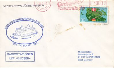 Gedser-Travemünde schöner SST von 1985