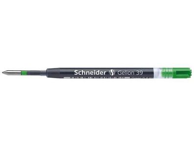 10x Schneider SN103904 Gel-Tintenrollermine Gelion 39 - 0,4 mm, grün