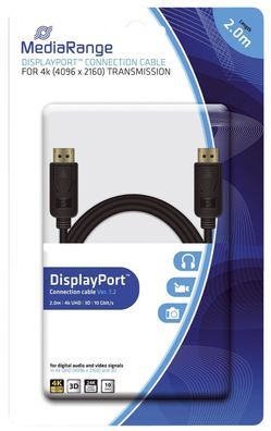 MediaRange MRCS159 DisplayPort™ Anschlusskabel, 2 m