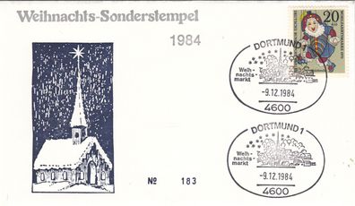 Dortmund Weihnachtsmarkt schöner SST von 1984