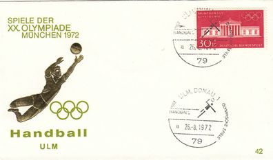 Ulm/ Donau Handball schöner SST zur Olympiade 1972