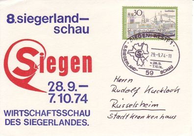 Siegerlandschau 1974 Siegen SST s. auchShop!