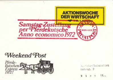 Österreich Weekend Post schöner SST 1972