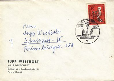 Stuttgart Sammlergilde St. Gabriel schöner SST von 1967