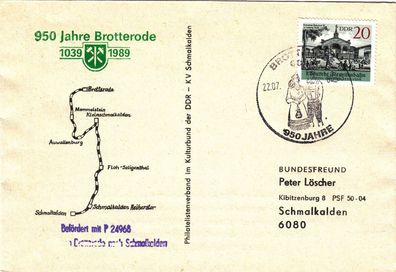 Brotterode 950 Jahre schöner SST von 1989