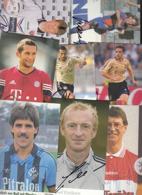 Fußball 30 Autogrammkarten viele Bekannte Spieler meißt BRD (1)