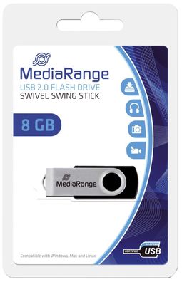 MediaRange MR908 USB Speicherstick 2.0 - 8 GB