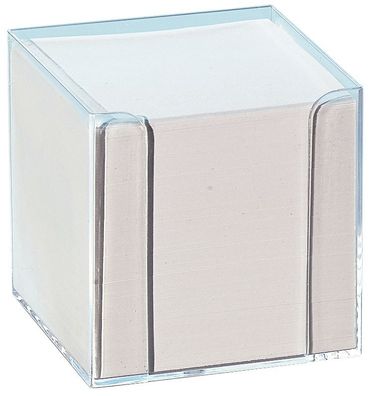 Folia 9900 Notizboxen - glasklar, ca. 700 Blatt - weiß, lose