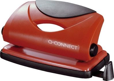 Q-Connect® KF02154 Leichter Locher - 10 Blatt, rot