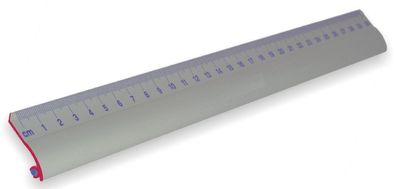 Wedo 525331 Lineal 30cm Alu Standard mit Rutschbremse(P)