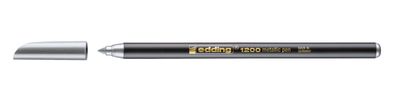 Edding 1200-054 1200 Fasermaler metallic color pen - 1 - 3 mm, silber