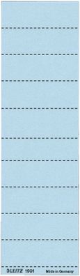 Leitz 1901-00-35 Blanko-Schildchen Karton 100 Stück blau(P)