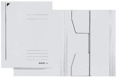Leitz 3924-00-01 Jurismappe, A4, 430g/ m², Karton, weiß