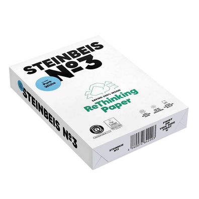 Steinbeis Recyclingpapier No.3 DIN A4 80 g/ qm 500 Blatt