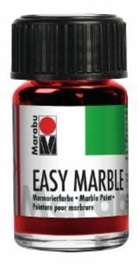 Marabu 1305 39 031 easy marble, Kirschrot 031, 15 ml