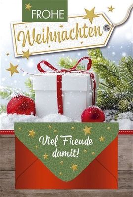 Franz Weigert 23-2240 Geldscheinkarte Weihnachtswünsche