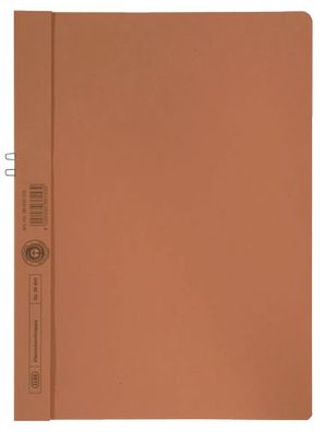Elba 400001027 Klemmmappe, Manilakarton (RC), 250 g/ qm, für 10 Blatt A4, orange