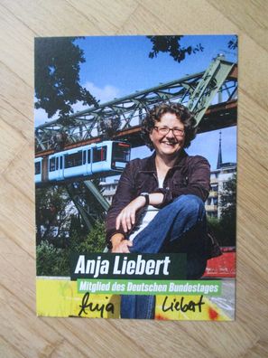 MdB Die Grünen Politikerin Anja Liebert - handsigniertes Autogramm!!!