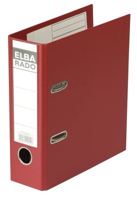 ELBA 100022640 Ordner rado plast - DIN A5 hoch, Rü?ckenbr.: 75 mm, rot