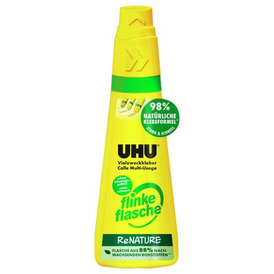 UHU® 46370 Vielzweckkleber flinke flasche ReNATURE ohne Lösungsmittel 100 g