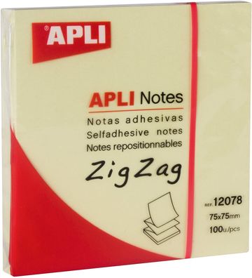 agipa 12078 Haftnotizen 75 x 75 mm kanariengelb