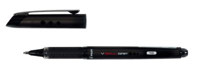 Pilot BLN-VBG10-B Tintenroller V Ball Grip - 0,6 mm, schwarz