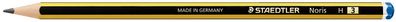 Staedtler® 120-3 Noris® Bleistift 120, H, gelb- schwarz