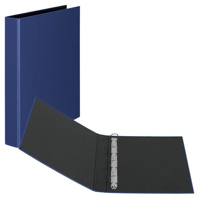 Veloflex 1143650 Basic Ringbuch 4-Ringe blau 3,5 cm DIN A4