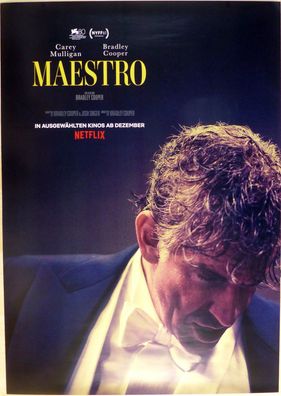 Maestro - Original Kinoplakat A0 - Bradley Cooper - Filmposter