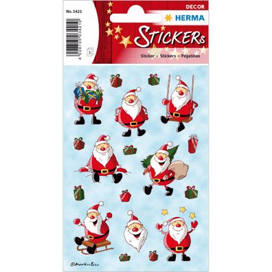 HERMA 3421 Weihnachts-Sticker DECOR "Weihnachtsmann"(T)