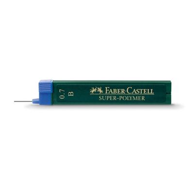 FABER-CASTELL 120700 SUPER-POLYMER Bleistiftminen HB 0,7 mm 12er