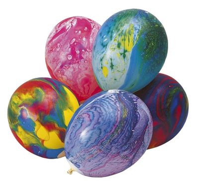 amscan 6483 Luftballon Multicolor - rund, sortiert, 8 Stück