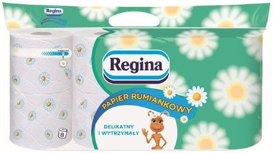 Regina 8004260280259 Toilettenpapier Kamille 3-lagig papierverpackt