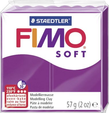 FIMO 8020-61 Modelliermasse soft lila(P)
