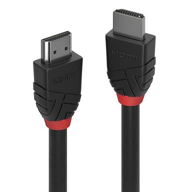 Lindy 36470 Lindy HDMI High Speed Kabel Black Line 0.5m