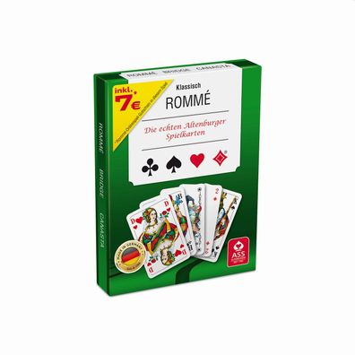 ASS 225 70071 Spielkarten Rommé-Canasta-Bridge (in Stülpschachtel)
