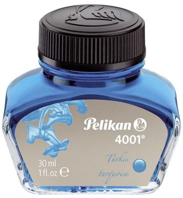 Pelikan® 311894 Tinte 4001® - 30 ml Glasflacon, türkis