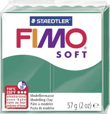 FIMO 8020-56 Modelliermasse FIMO soft smaragd(P)