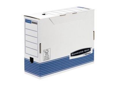 Fellowes® FW0026501 Bankers Box® System Archivschachtel - A4, Rückenbreite 100 mm