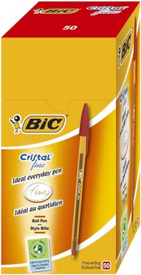 BiC® 872720 Kugelschreiber Cristal® Fine 0,35 mm rot