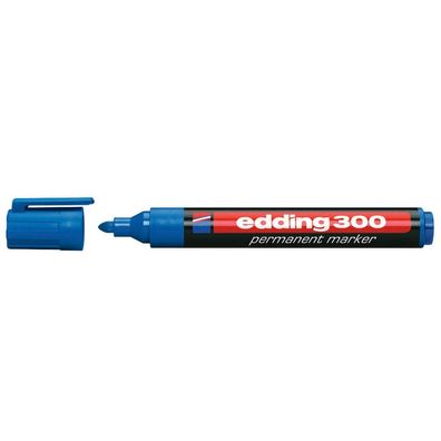 edding 4-300003 10er Permanentmarker blau 1,5 - 3,0 mm