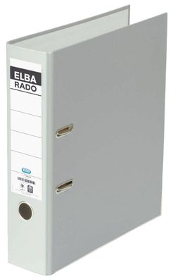 Elba 100022615 Ordner rado brillant - Acrylat/ Papier, A4, 80 mm, grau